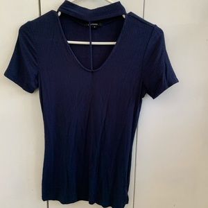 Navy blue top